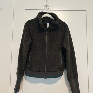 Athleta Women's Teddy Jacket - Dark Green